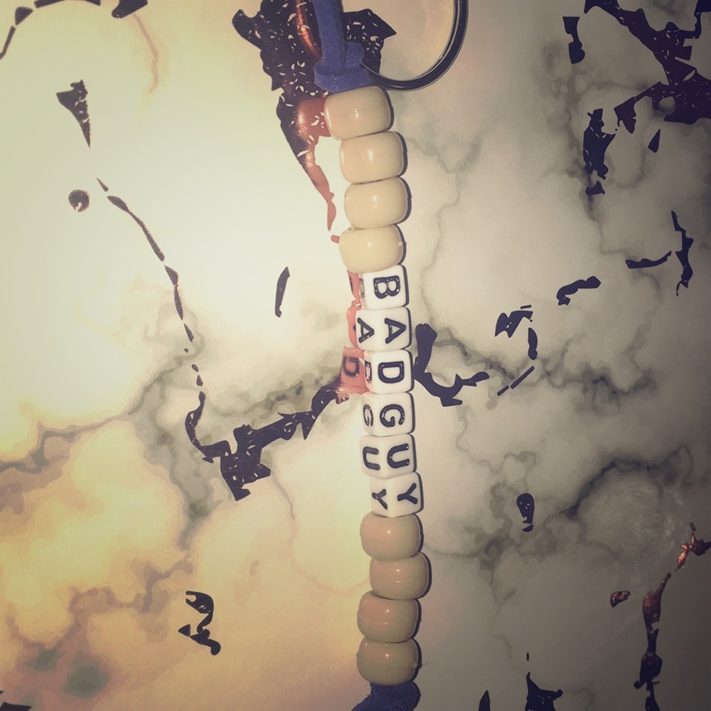 A bad guy keychain